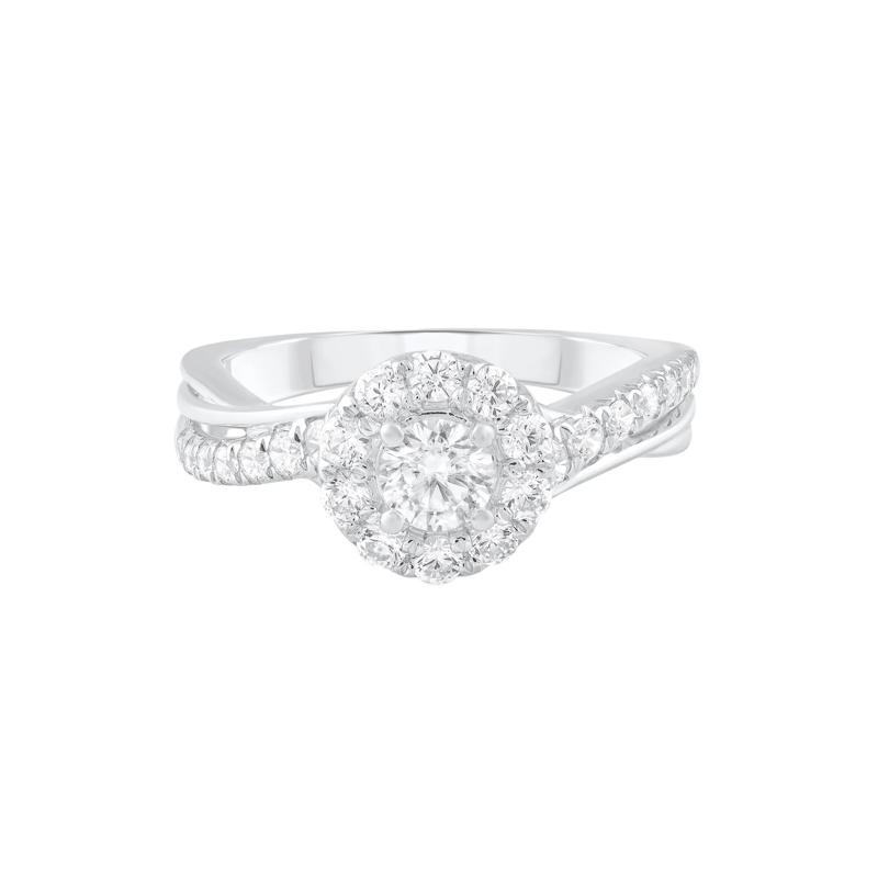 Diamond Engagement Ring in 14K White Gold &#40;1 ct. tw.&#41; – Image 1 of 3