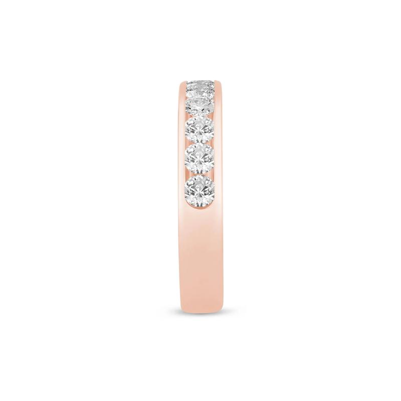 Lab Grown Diamond Channel-Set Band in 14K Rose Gold &#40;1 ct. tw.&#41; – Image 3 of 3