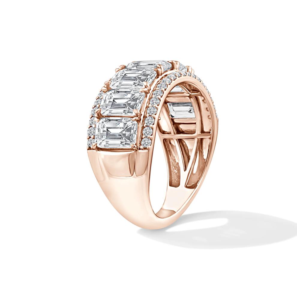 Lab Grown Diamond Anniversary Band in 14K Rose Gold (5 1/4 ct. tw.) – Image 3 of 4
