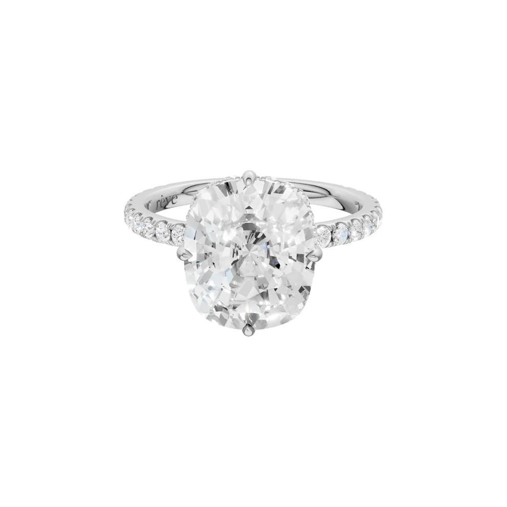 Thalia Lab Grown Diamond Engagement Ring in Platinum (6 1/2 ct. tw.) – Image 1 of 1