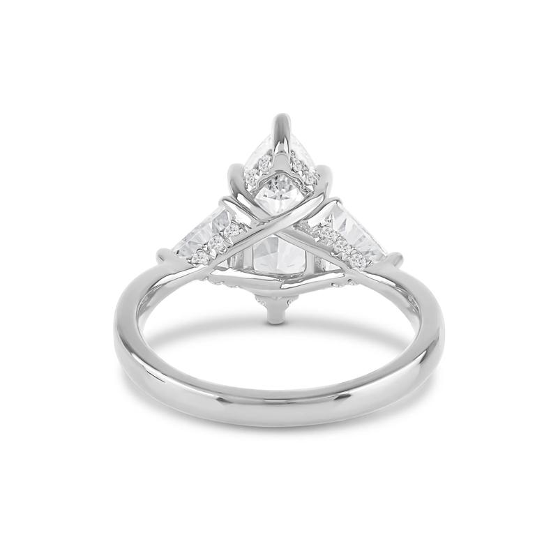 Lab Grown Diamond Emma Marquise Engagement Ring in 14K White Gold &#40;2 1/2 ct. tw.&#41; – Image 4 of 4