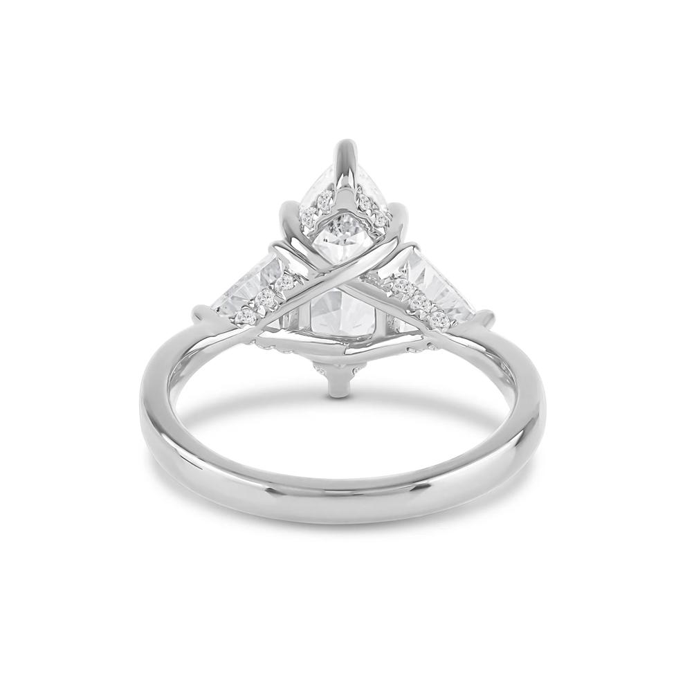 Lab Grown Diamond Emma Marquise Engagement Ring in 14K White Gold (2 1/2 ct. tw.) – Image 4 of 4