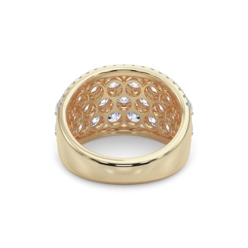 Lab Grown Diamond Anniversary Band in 14K Yellow Gold &#40;4 ct. tw.&#41; – Image 4 of 5