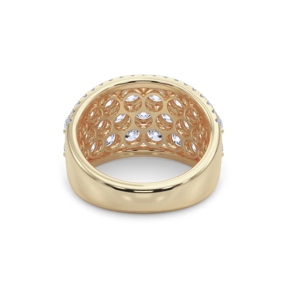 Lab Grown Diamond Anniversary Band in 14K Yellow Gold (4 ct. tw.) – Image 4 of 5