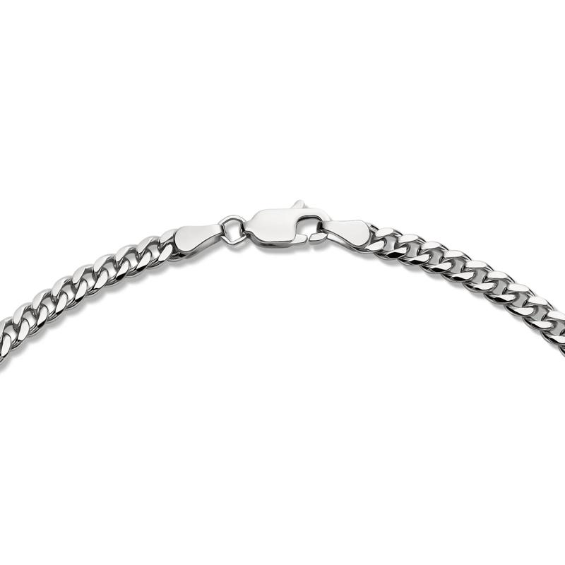 Miami Cuban Chain in 14K White Gold, 3.5MM, 22&rdquo; – Image 3 of 4