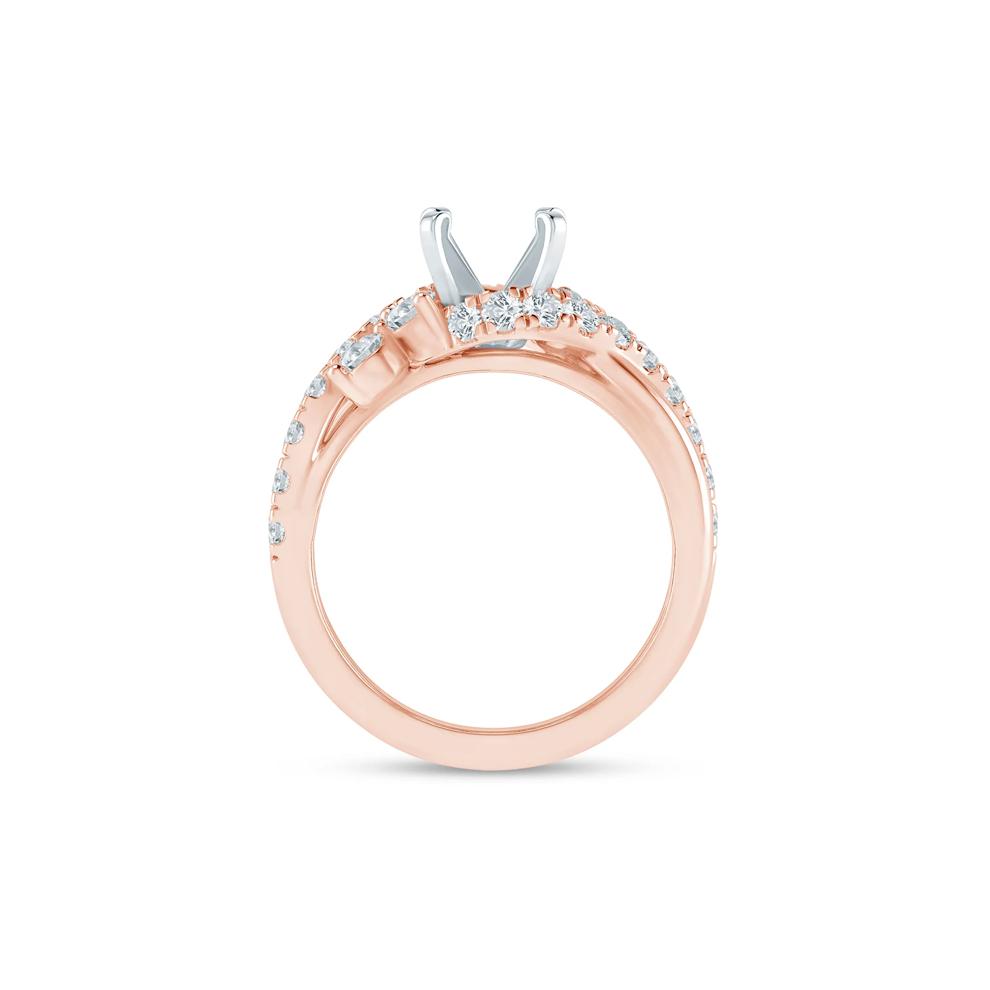 Lab Grown Diamond Semi-Mount in 14K Rose Gold (1 ct. tw.) (Setting Only) – Image 4 of 6