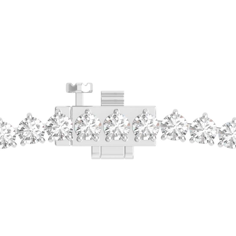 Lab Grown Diamond Riviera Necklace in 14K White Gold, 16&rdquo; &#40;20 ct. tw.&#41; – Image 3 of 3