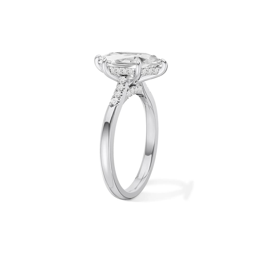Aiden Lab Grown Diamond Dutch Marquise Center Engagement Ring in Platinum (3 1/4 ct. tw.) – Image 3 of 4