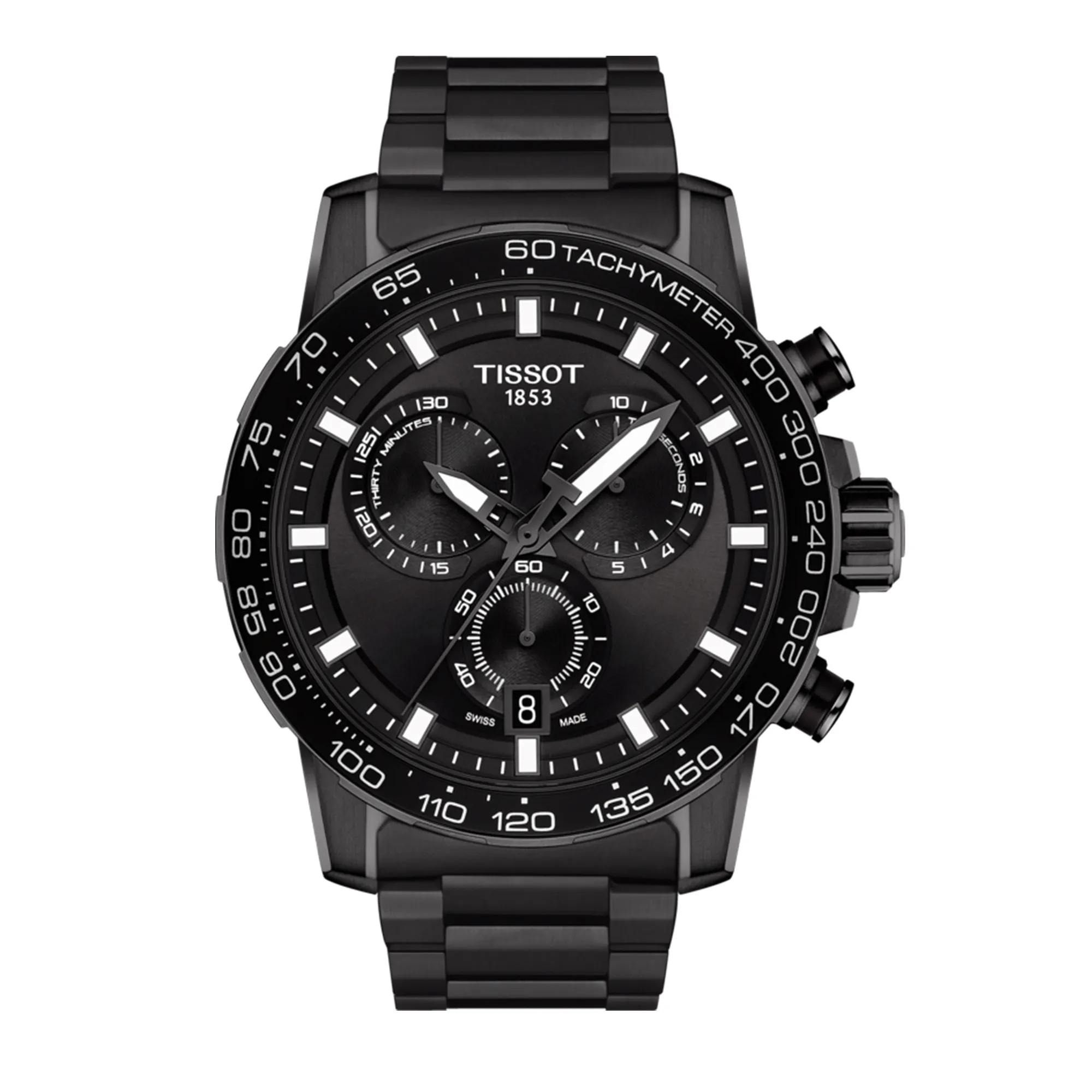 Tissot Black Supersport Chronograph Men's Watch