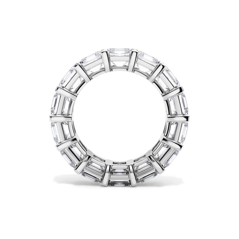 Lab Grown Diamond Asscher-Cut Eternity Band in Platinum &#40;10 1/2 ct. tw.&#41; – Image 2 of 4