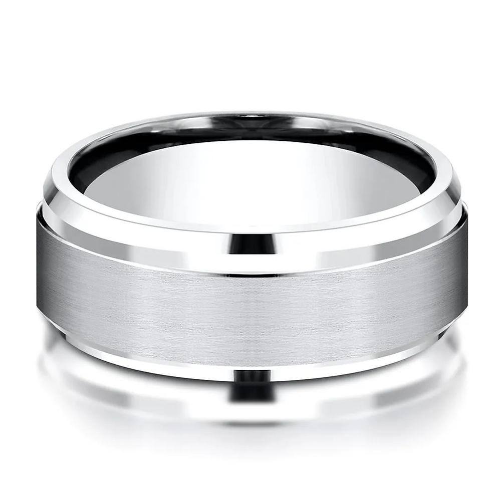 Men's Band in White Cobalt, 9MM – Image 1 of 3