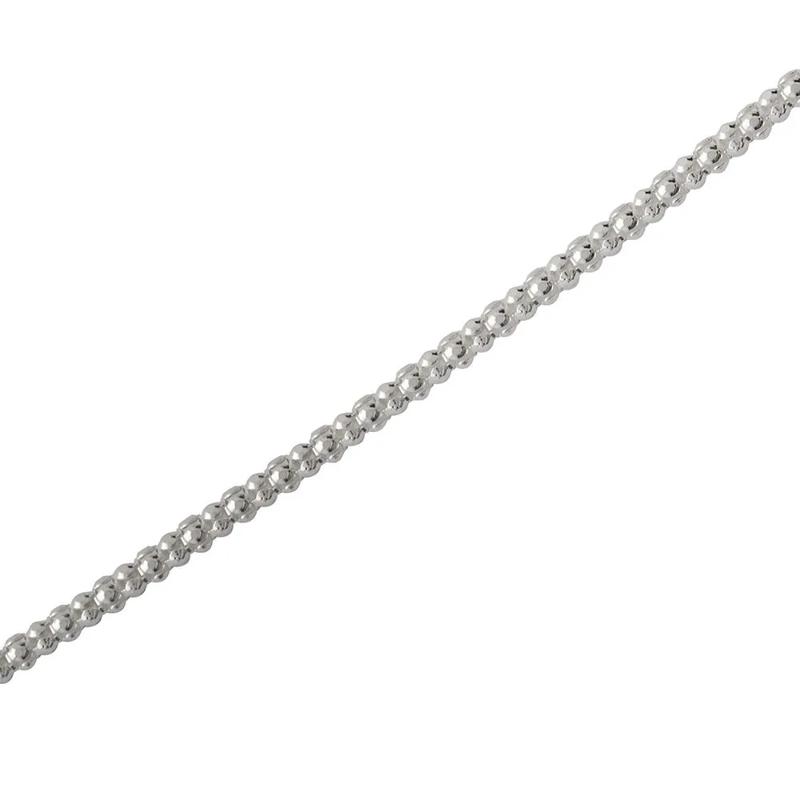 Popcorn Chain Necklace in Sterling Silver – Image 2 of 3