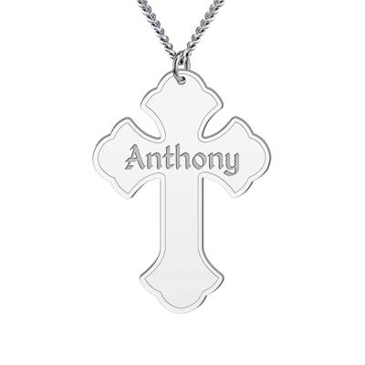 Personalized Cross Necklace
