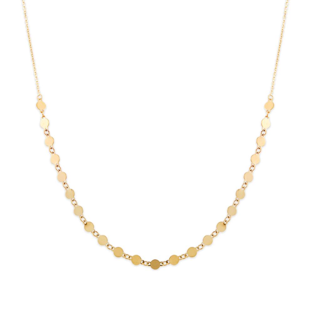 Multi-Disc Cable Chain in 14K Yellow Gold, 3.5mm, 18" – Image 1 of 4