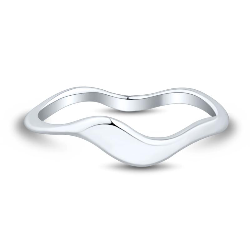 Wavy Band Set in Sterling Silver – Image 4 of 9