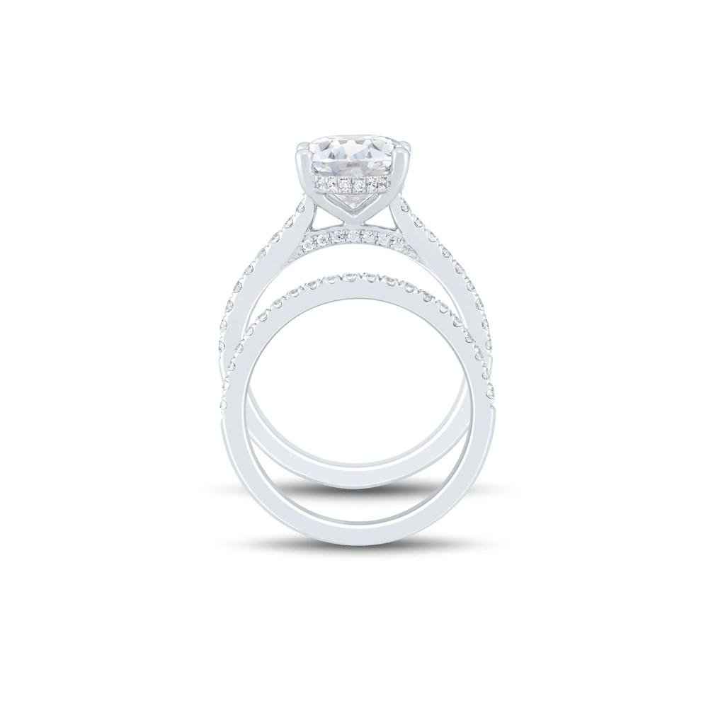 Lab Grown Diamond Bridal Set in 14K White Gold (4 ct. tw.) – Image 2 of 5