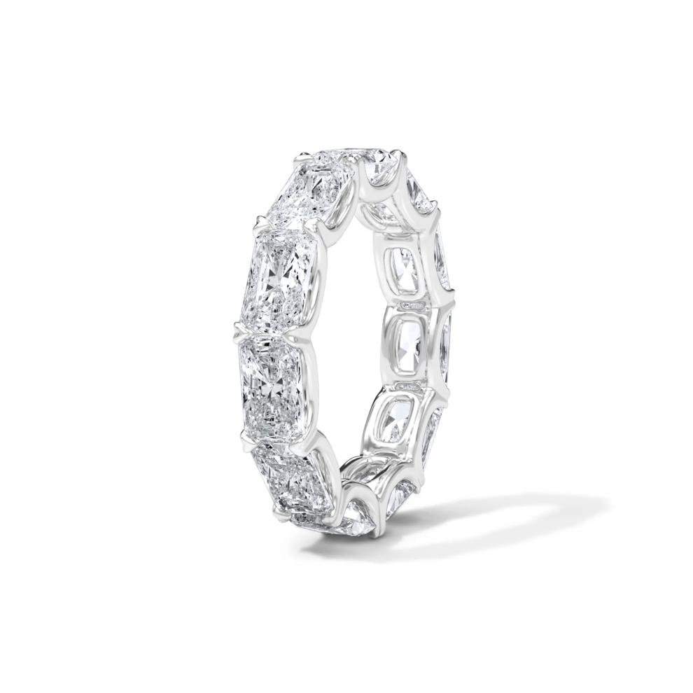 Lab Grown Diamond East-West U-Prong Eternity Band in Platinum (7 1/7 ct. tw.) – Image 3 of 4