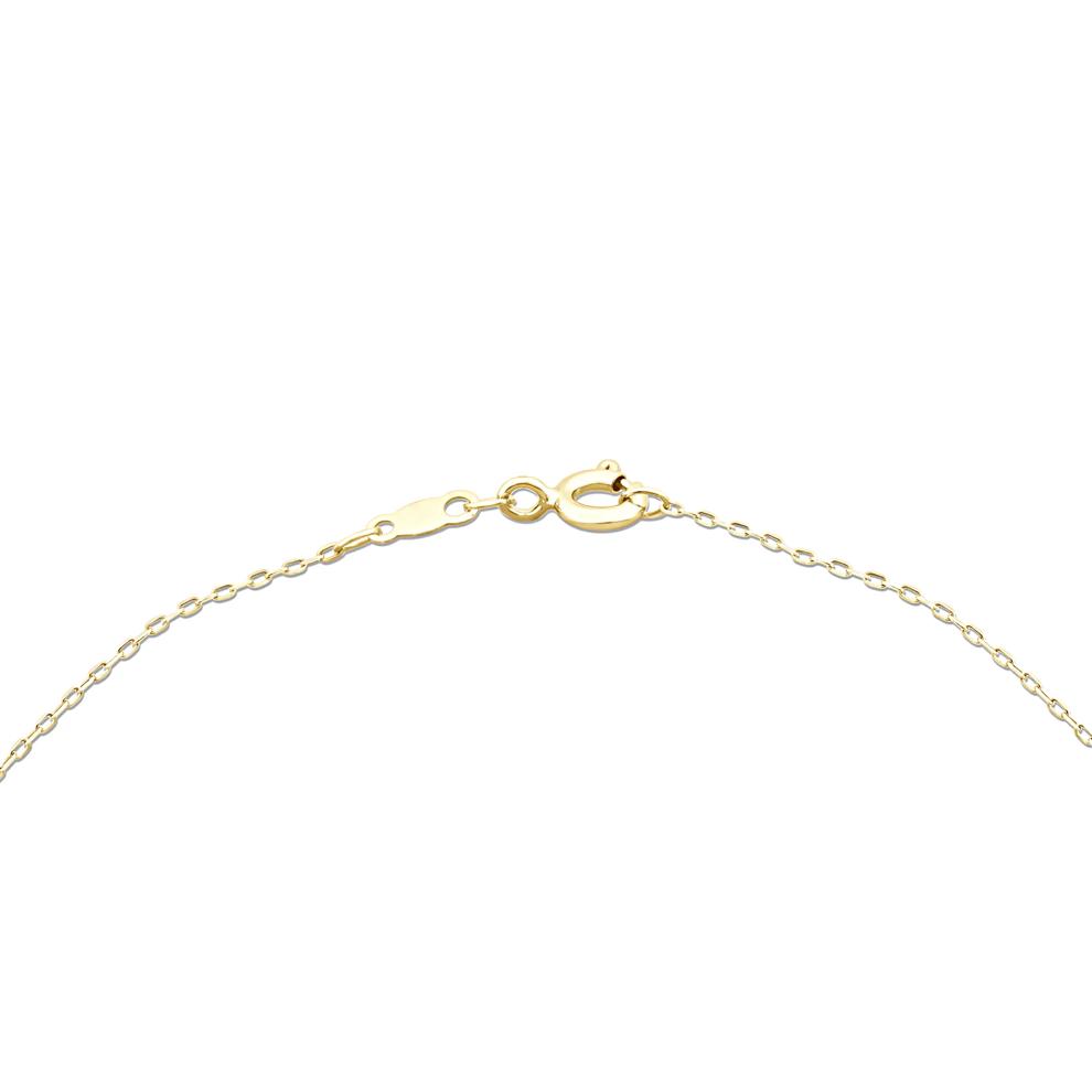 Lab Grown Diamond Marquise Cross Pendant in 10K Yellow Gold (3/4 ct. tw.) – Image 2 of 4