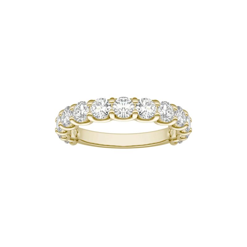 Lab Created Moissanite Band in 14K Yellow Gold – Image 1 of 6