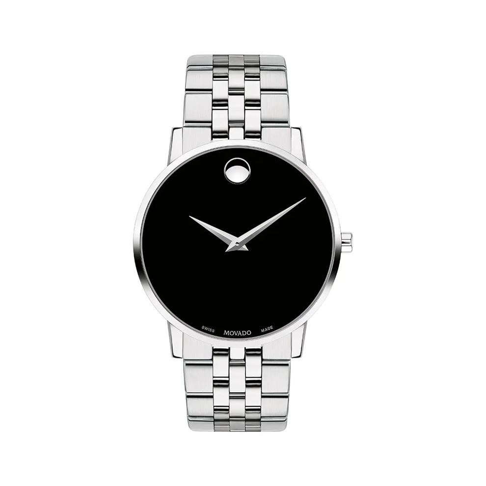 Museum Classic Men&rsquo;s Watch with Black Dial in Stainless Steel, 40mm – Image 1 of 2