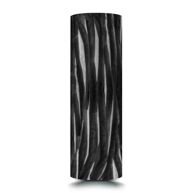 Men&#39;s Bark Pattern Band in Black Titanium, 6.5MM – Image 3 of 3