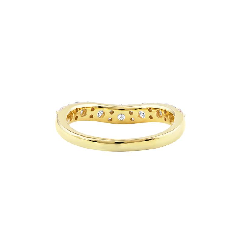 Lab Grown Diamond Contour Band in 14K Yellow Gold &#40;3/4 ct. tw.&#41; – Image 5 of 7