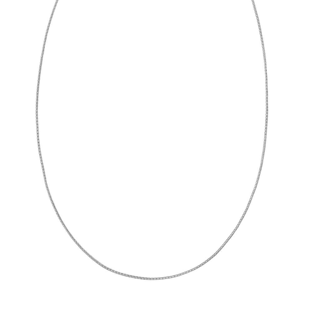 Solid Popcorn Chain in 14K White Gold, 1mm, 22" – Image 1 of 3