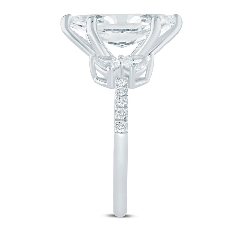 Lab Grown Diamond Marquise Engagement Ring in 14K White Gold (3 5/8 ct. tw.) – Image 3 of 3