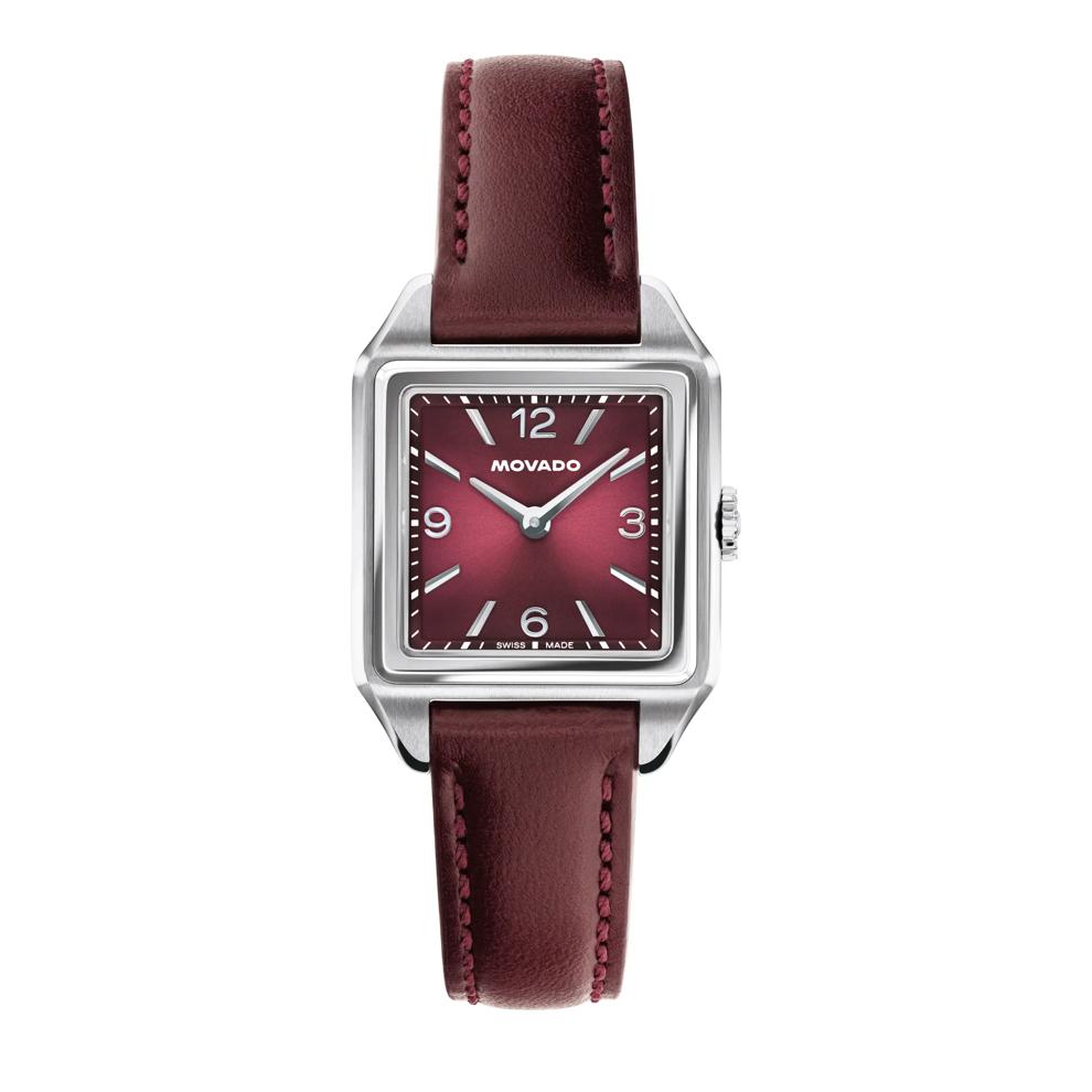 Ladies' Heritage 1917 Watch in Red Leather and Stainless Steel – Image 1 of 3