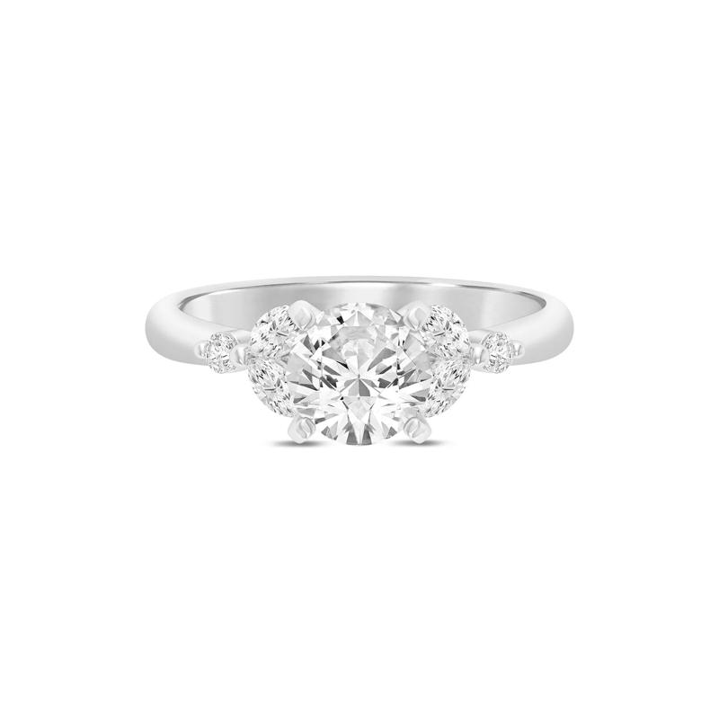 Lab Grown Diamond Semi-Mount in 14K White Gold &#40;1/3 ct. tw.&#41; &#40;Setting Only&#41; – Image 1 of 5