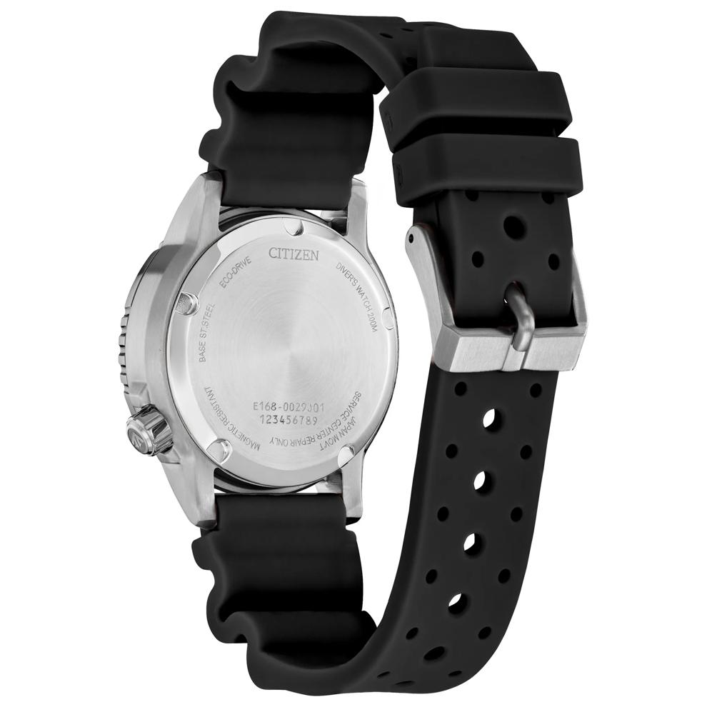 Men's Promaster Dive Watch in Black Polyurethane and Stainless Steel, 37MM – Image 3 of 4