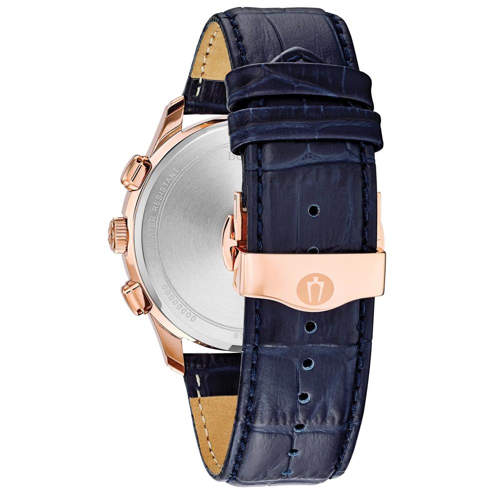 Men's Classic Wilton Watch in Blue Leather – Image 2 of 3