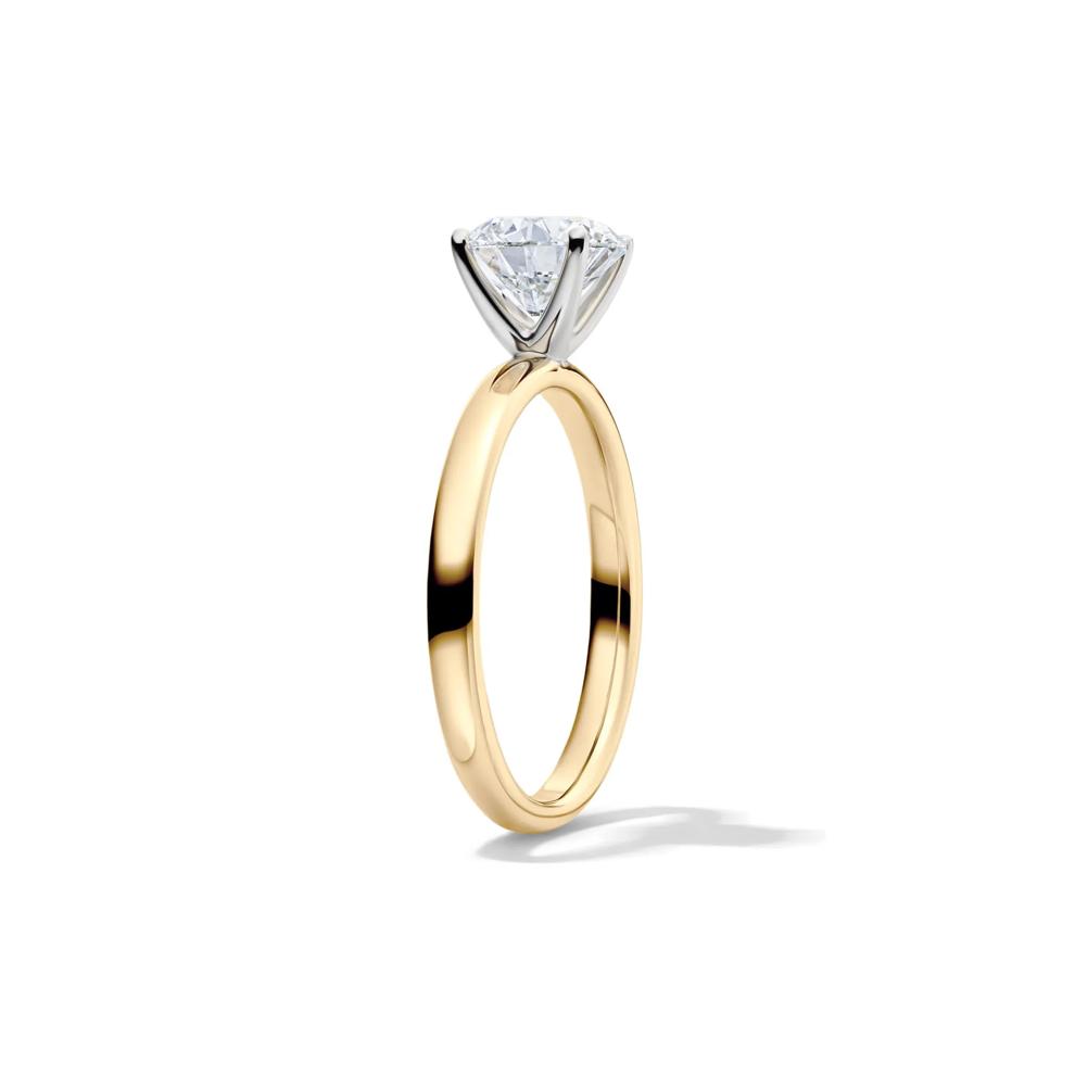 Diamond Round Brilliant Cut Solitaire Engagement Ring in 14K Yellow Gold (1 1/2 ct.) – Image 3 of 5