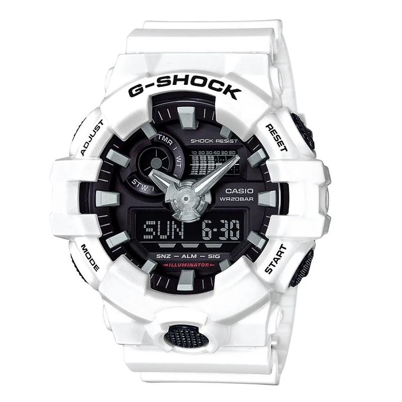 GA-700 Analog-Digital Men&rsquo;s Watch in White Resin – Image 1 of 1