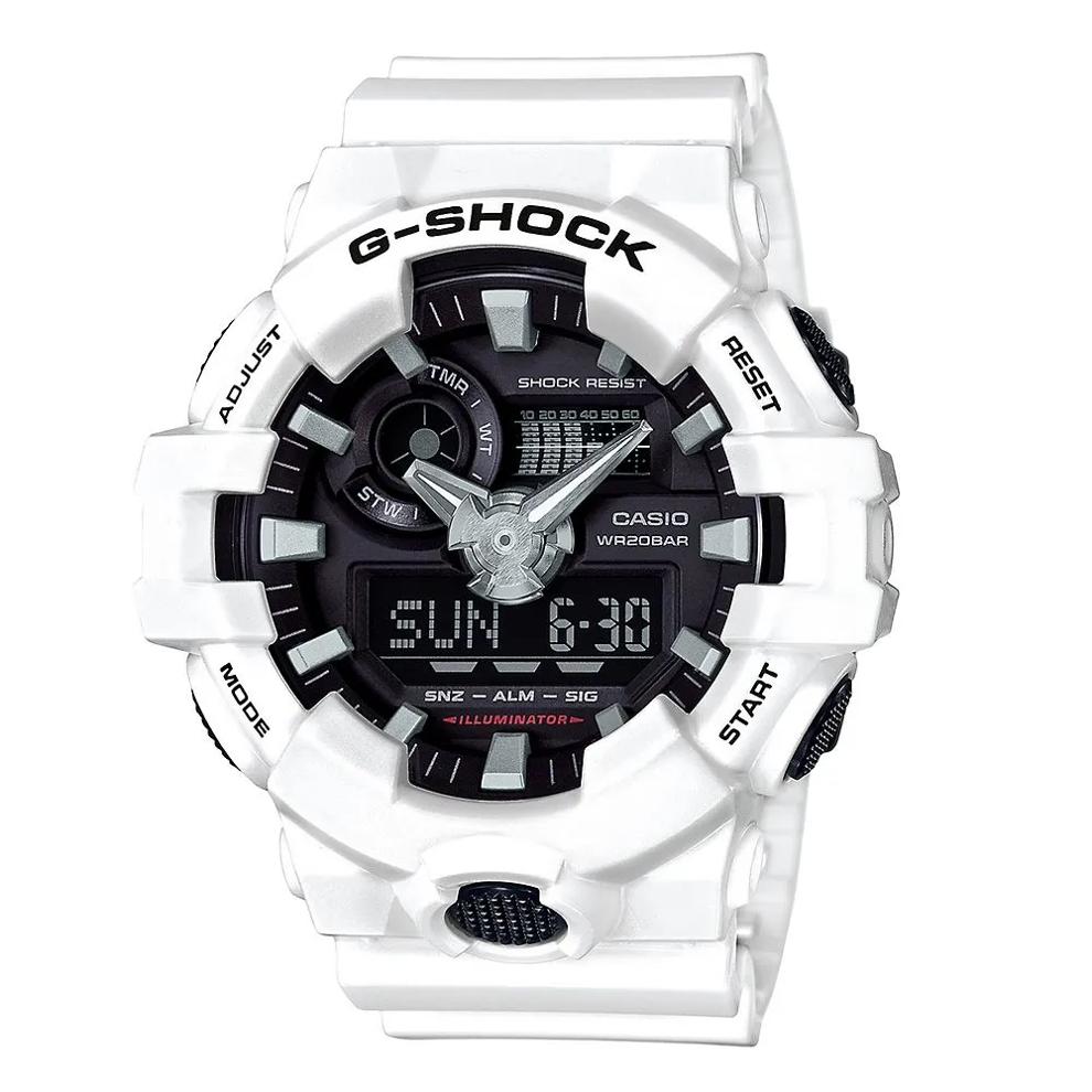 GA-700 Analog-Digital Men&rsquo;s Watch in White Resin – Image 1 of 1