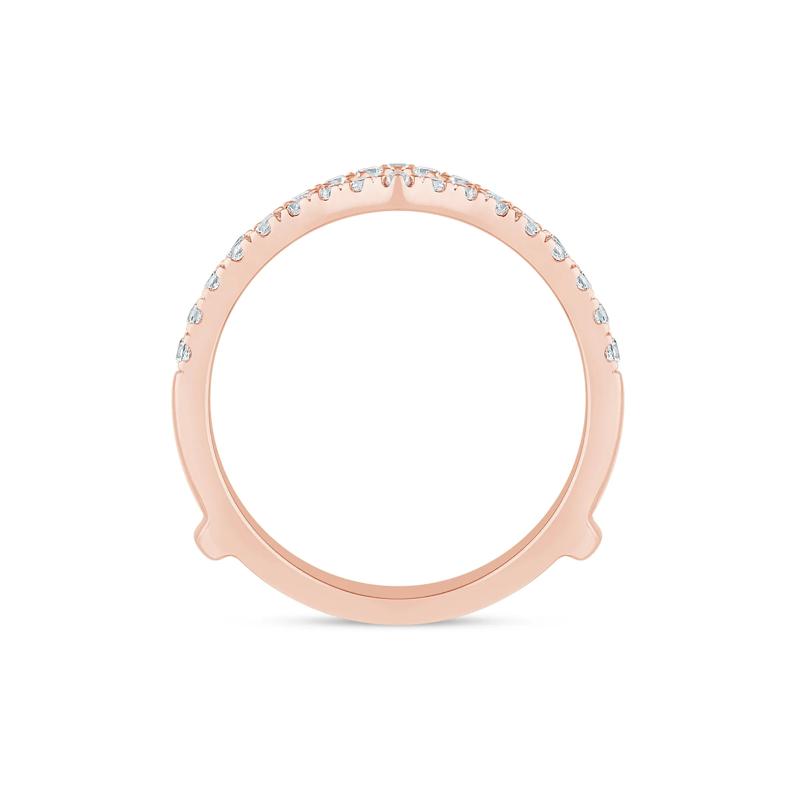 Diamond Chevron Ring Insert in 14K Rose Gold &#40;1/2 ct. tw.&#41; – Image 2 of 3