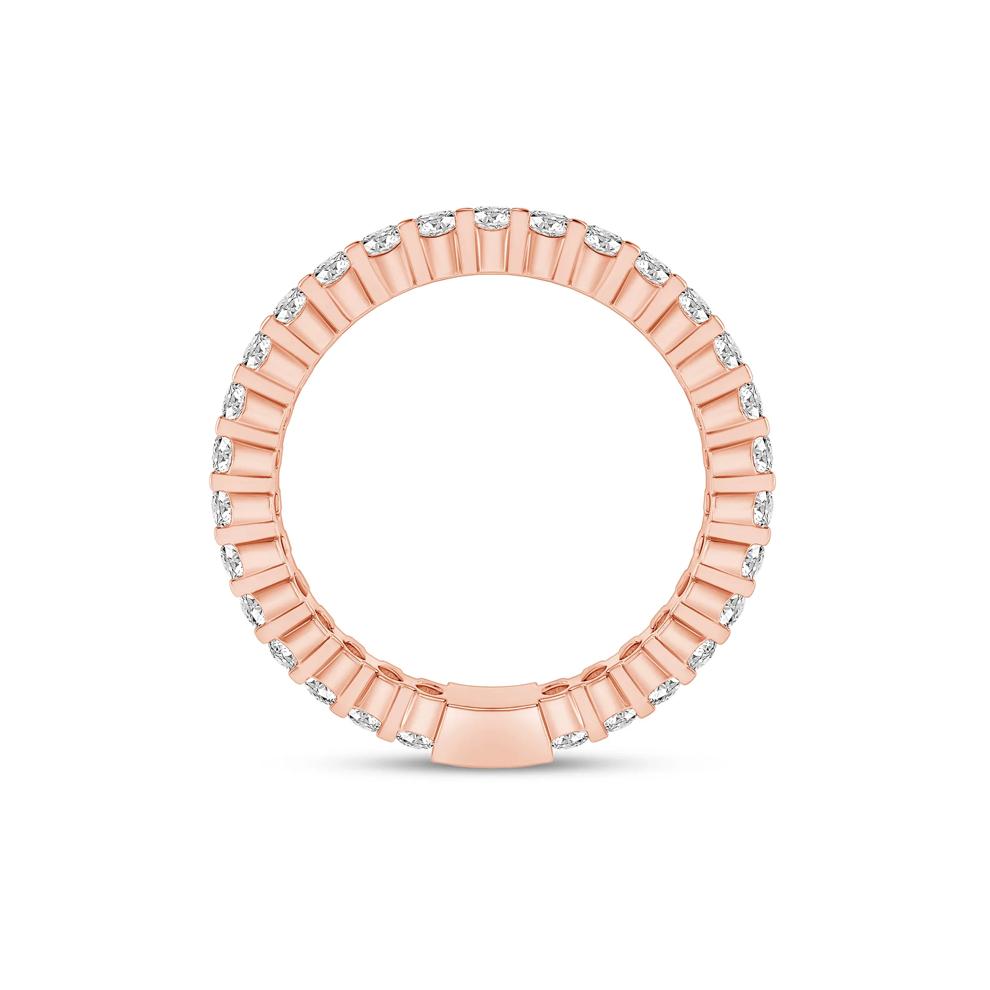 Round-Cut Sizeable Diamond Eternity Band in 14k Rose Gold (1 ct. tw.) – Image 2 of 3
