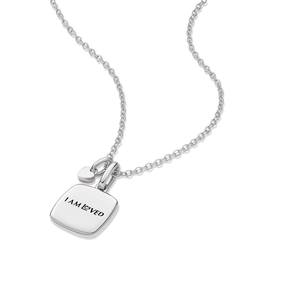 Lab Grown Diamond Accent Dragonfly Pendant in Sterling Silver &amp; 10K Rose Gold – Image 5 of 5