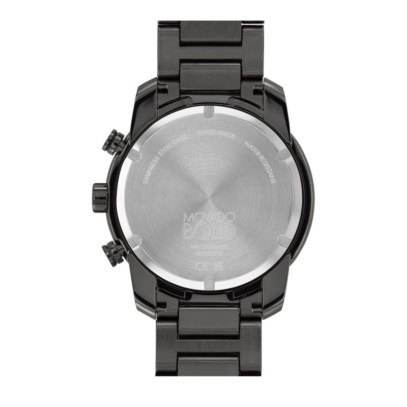 Verso Men&rsquo;s Watch in Gunmetal Ion-Plated Stainless Steel, 44MM – Image 3 of 3
