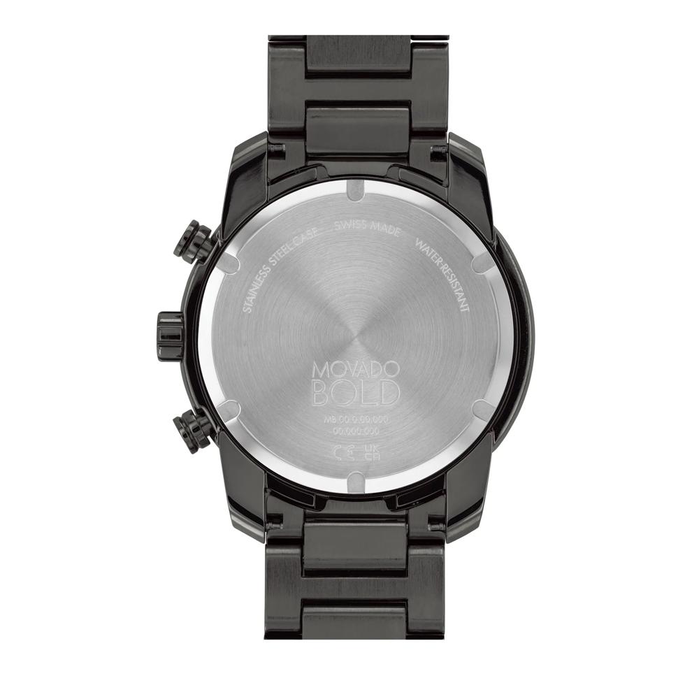 Verso Men&rsquo;s Watch in Gunmetal Ion-Plated Stainless Steel, 44MM – Image 3 of 3