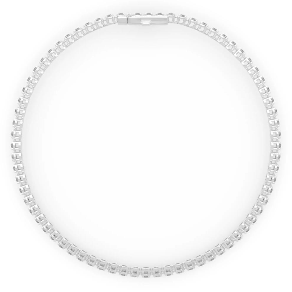 Diamond Tennis Bracelet in 10K White Gold (7/8 ct. tw.) – Image 2 of 4