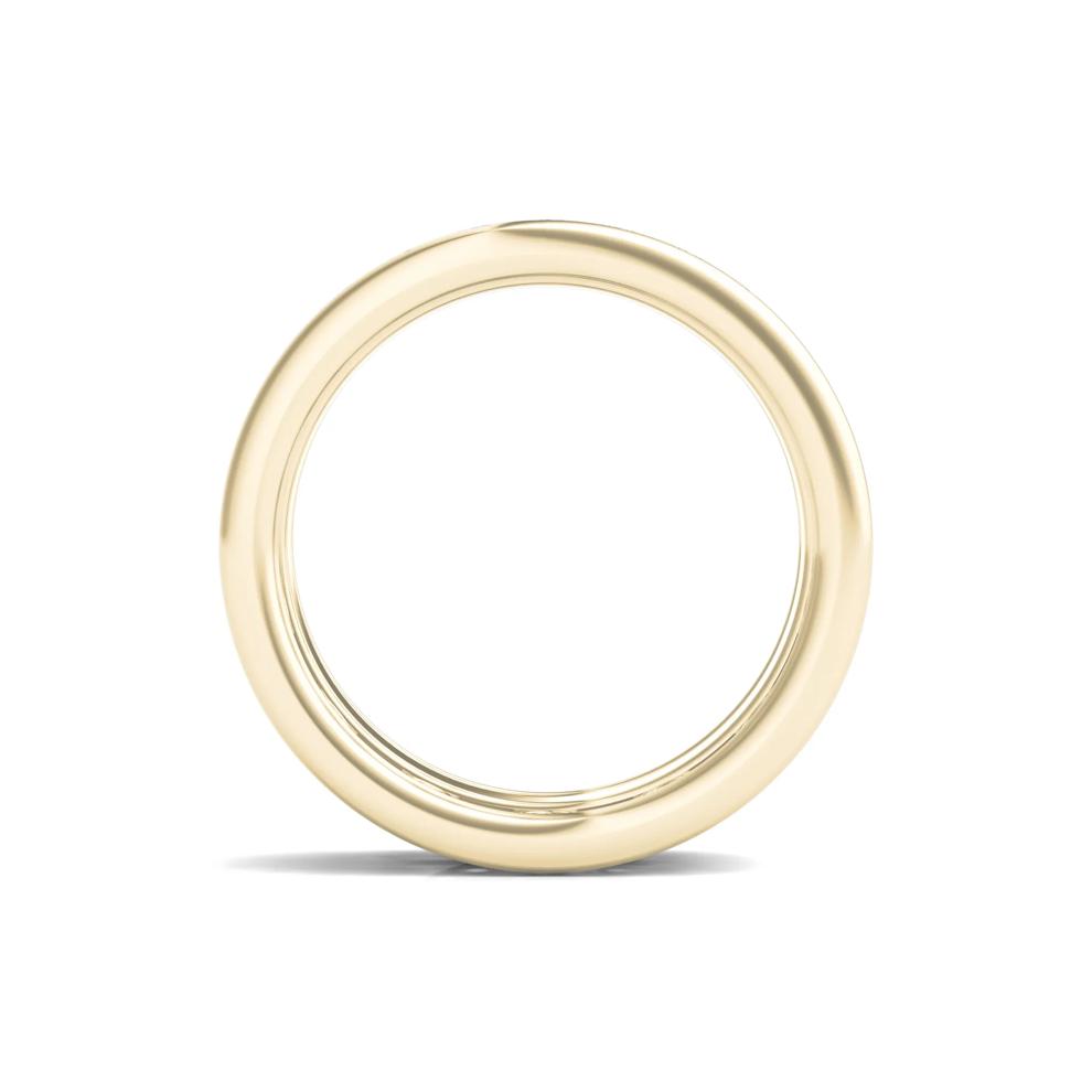 Round Diamond Two-Row Eternity Band in 14K Yellow Gold (3 5/8 ct. tw.) – Image 2 of 3