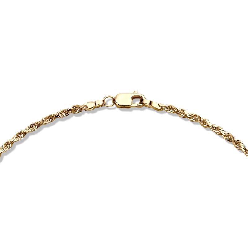 Solid Glitter Rope Chain in 14K Yellow Gold, 2.15MM, 18&rdquo;  – Image 3 of 4