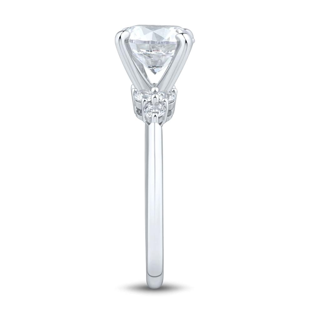 Lab Grown Diamond Semi-Mount Engagement Ring in 14K White Gold (1/4 ct. tw.) (Setting Only) – Image 5 of 6