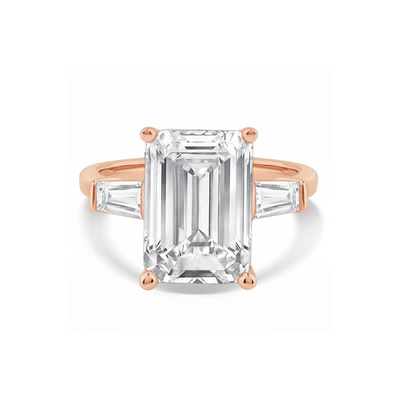 Adella Lab Grown Diamond Engagement Ring in 18K Rose Gold (7 1/2 ct. tw.) – Image 1 of 1