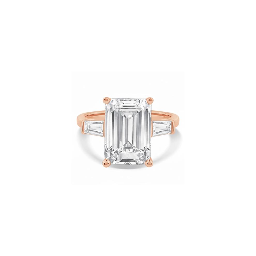 Adella Lab Grown Diamond Engagement Ring in 18K Rose Gold (7 1/2 ct. tw.) – Image 1 of 1