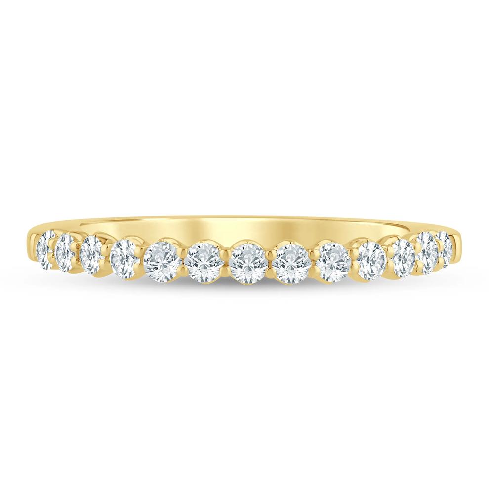 Lab Grown Diamond Anniversary Band in 10K Yellow Gold (1/3 ct. tw.) – Image 1 of 3