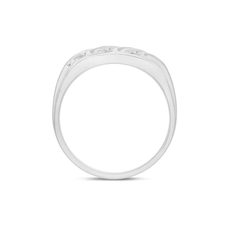 Men&rsquo;s Diamond Band in 10K White Gold &#40;1/4 ct. tw.&#41; – Image 2 of 3