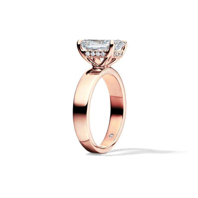 Collins Radiant-Cut Engagement Ring in 14K Rose Gold &#40;2 1/2 ct. tw.&#41; – Image 3 of 5