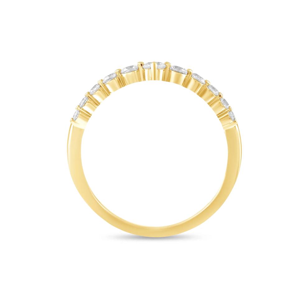 Diamond Contour Band in 10K Yellow Gold (1/3 ct. tw.) – Image 2 of 4